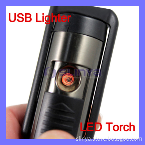 USB Lighter with a LED Torch